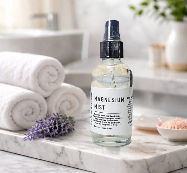 Magnesium Mist, Unscented, 4 oz. Glass Bottle