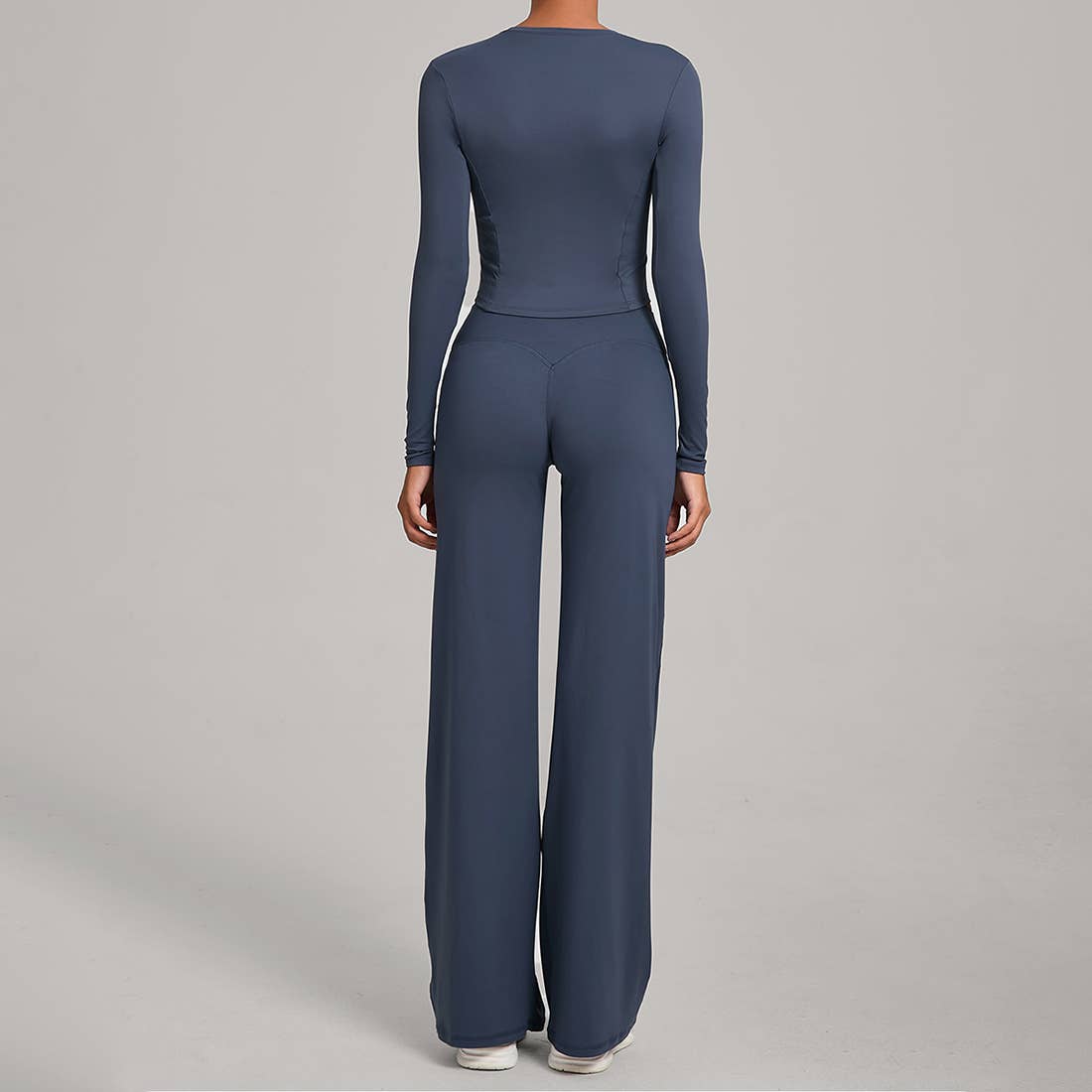 Women Naked Feel Flared Yoga Set