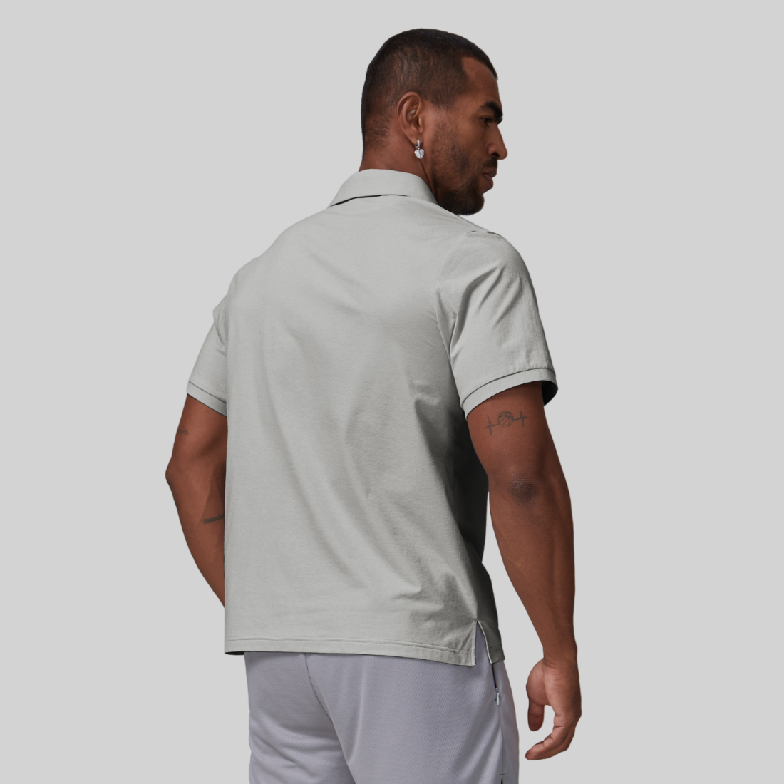 Men's 7A Antibacterial Sun Protection Sport Polo Shirt