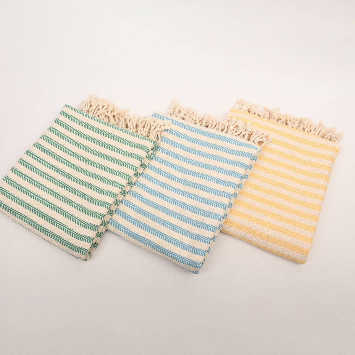 Herringbone Turkish Towels – Organic, Soft & Handwoven