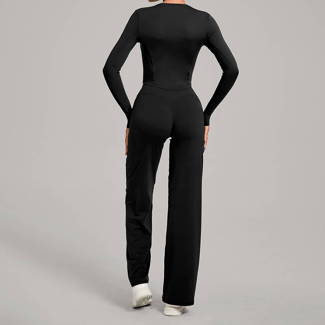 Women Naked Feel Flared Yoga Set