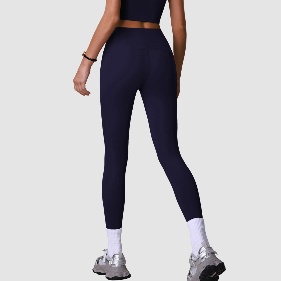 Women's Athletic Side-Pocket High Waist No T-Line Leggings
