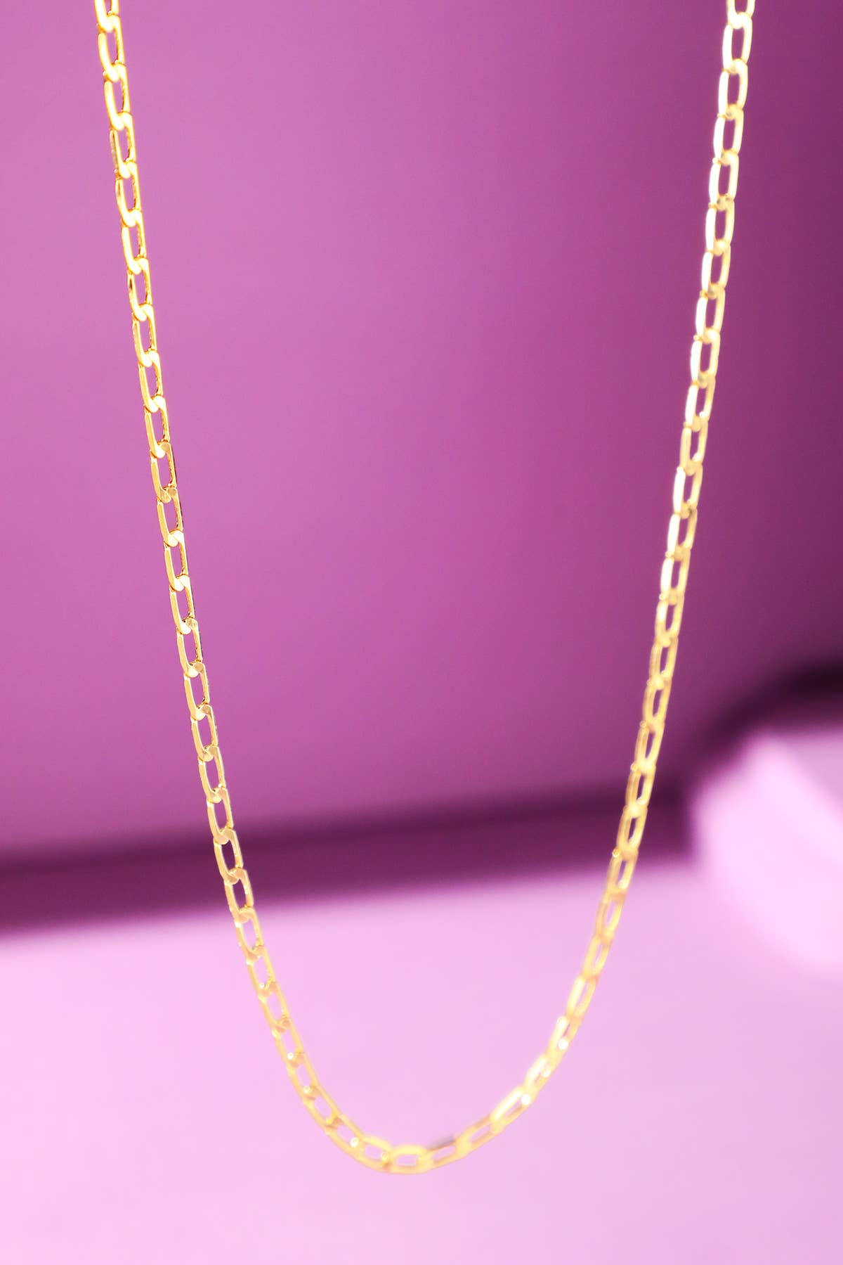 18K Gold Filled Linked Chain Necklace