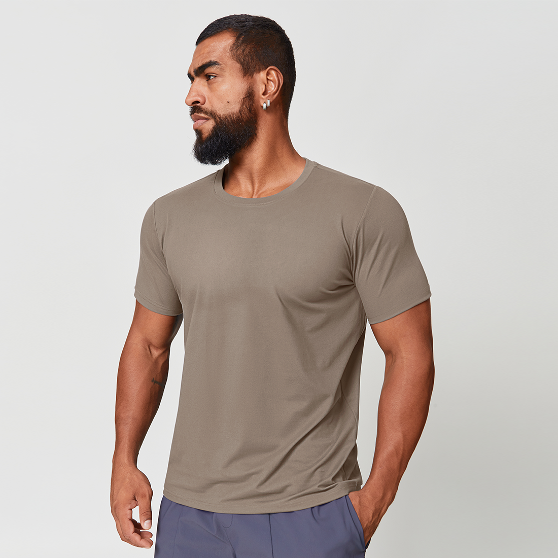 Men's Crew Neck Quick-Dry Athleisure T-Shirt