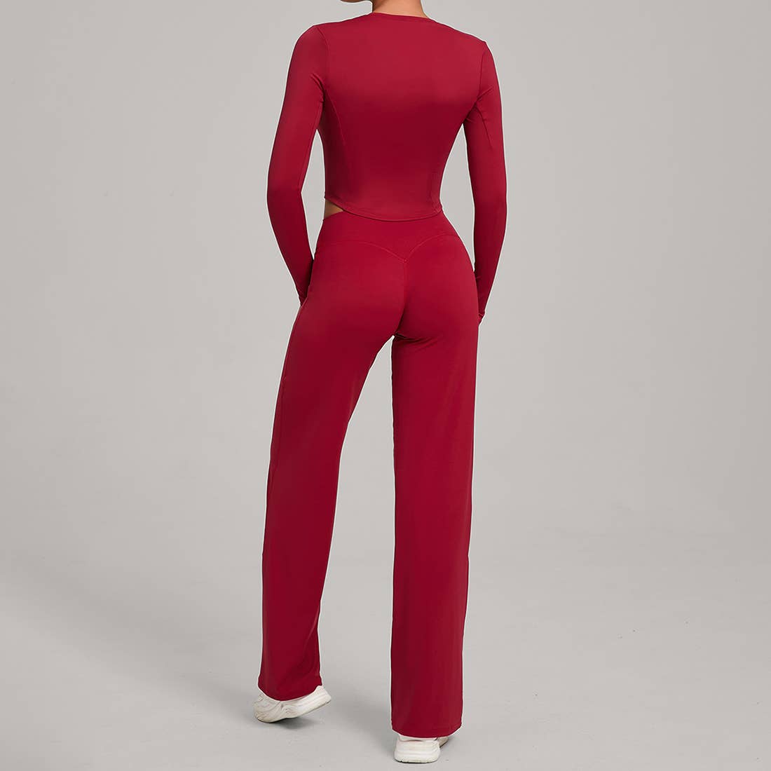 Women Naked Feel Flared Yoga Set