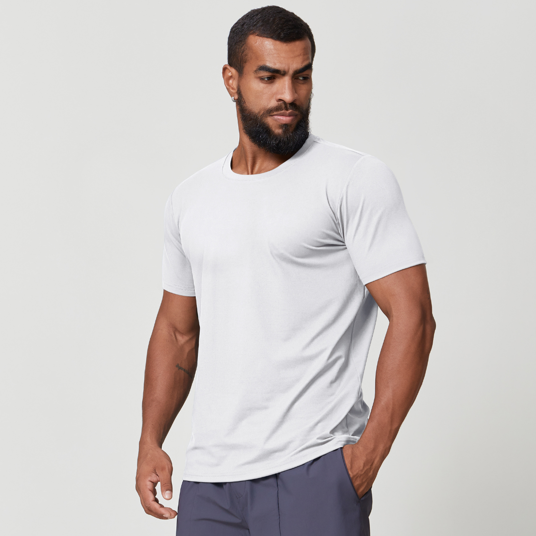Men's Crew Neck Quick-Dry Athleisure T-Shirt