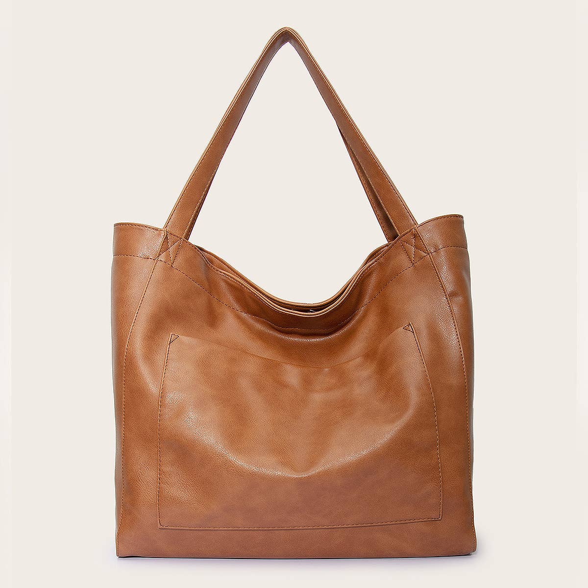 Vintage Faux Leather Xl Xxl Everything Tote Bag