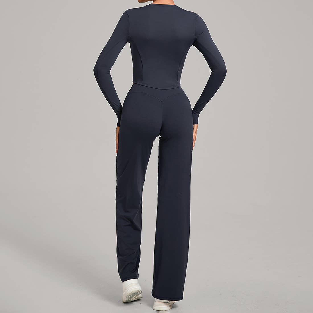 Women Naked Feel Flared Yoga Set